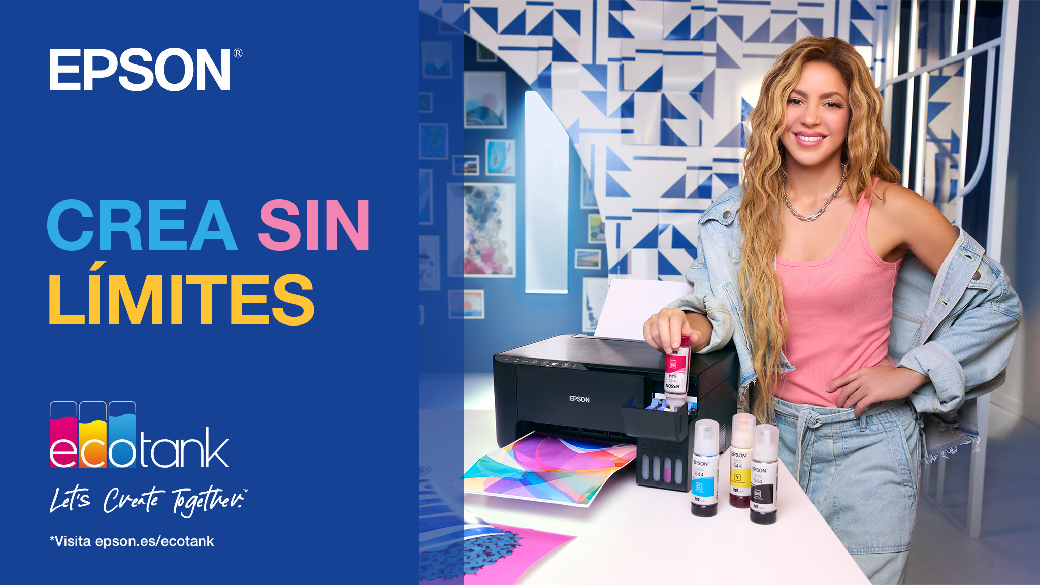 Shakira embajadora de Epson EcoTank Shakira embajadora de Epson EcoTank