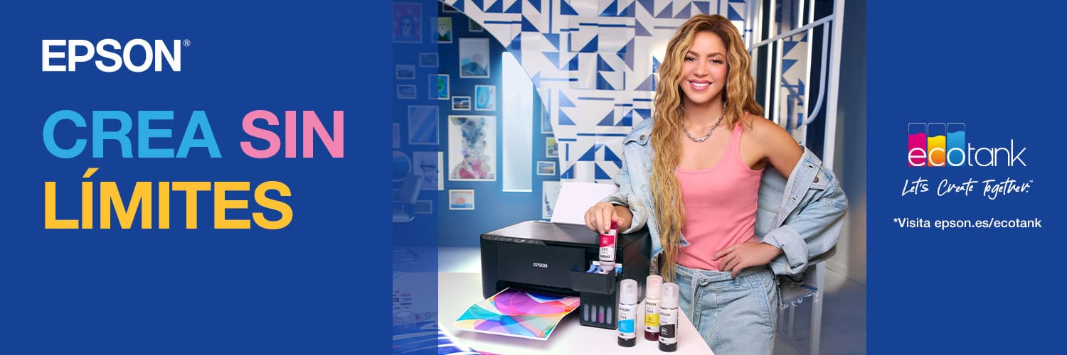 Shakira embajadora de Epson EcoTank Shakira embajadora de Epson EcoTank